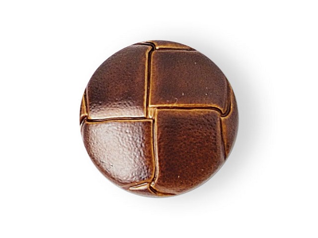 Leather imitation buttons